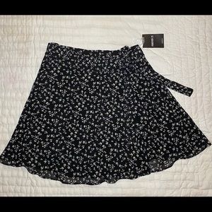 New Black wrap skirt
